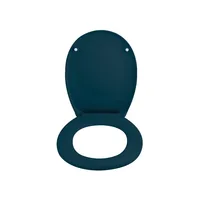 spirella Toilettensitz Neela Petrol matt - Breite: 37.3 cm - Länge: 45.5 cm - Detailfarbe: Petrol