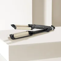 Babyliss Welleneisen Easy Waves C260E Titan-Keramik Schwarz - Lockenstyler-Typ: Lockenstab - Ionentechnologie: Keine Angaben - Anwender: Damen
