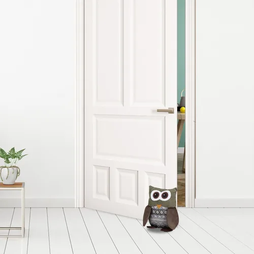 Relaxdays 10022828 door stop Brown Polyester, Sand