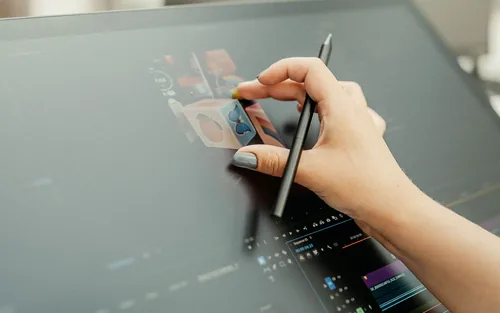 Wacom Cintiq 24 Touch graphic tablet Black 5080 lpi 527 x 296 mm USB