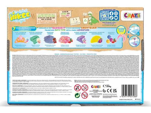 Craze Badespass Inkee Galupy Unicorn Box - Packungsgrösse: 1 Stück - Produkttyp: Bade-Set