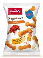 Kambly Chips Crispy Moments Paprika 130 g - Produkttyp: Paprika & Scharfe Chips - Nährwertangabe pro: 100 g - Energiegehalt (in kj): 1840 KJ - Energiegehalt (in kcal): 444 Kcal - Fett: 15 g - Gesättigte Fettsäuren: 1.4 g