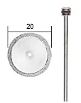 Proxxon Trennscheibe Diamant Ø 20 mm - Zubehörtyp: Trennscheibe - Verpackungseinheit: 1 Stück - Für Material: Porzellan - Kunststoff