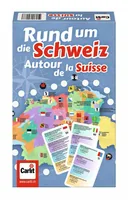 Ravensburger Familienspiel Rund um die Schweiz - Sprache: Italienisch - Französisch - Englisch - Deutsch - Kategorie: Quiz- & Wissensspiel - Kartenspiel - Familienspiel - Altersempfehlung ab: 7 Jahren - Spieldauer: 20 min - Min. Anzahl Spieler: 2 - Max. A