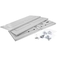 InLine 19104D Rack 4U Wandmontiertes Regal Grau