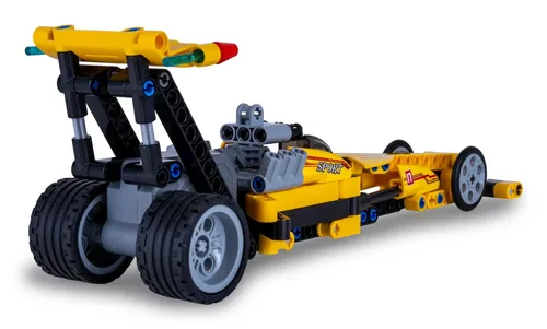 Jamara CaDA Drag Racing 1:24 Bricks gelb