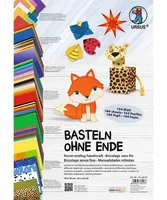 URSUS Bastelpapier Basteln ohne Ende Set mit 164 Blatt, Mehrfarbig - Papierformat: 23 x 33 cm - Selbstklebend: Nein - Papierfarbe: Mehrfarbig - Papiertyp: Bastelpapier - Mediengewicht: 0 g/m² - Verpackungseinheit: 1 Stück