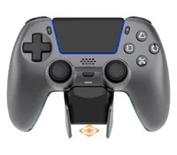 Deltaco Gaming GAM-199-STEELGRAY Gaming-Controller Grau Bluetooth/USB Gamepad PlayStation 5, Android, iOS