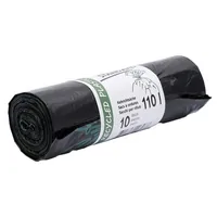 Webstar Kehrichtsack 110 l, 10 Stück - Parfümiert: Nein - Eigenschaften: Aus recyceltem Material - Verpackungseinheit: 10 Stück - Volumen: 110 l - Trageriemen: Nein - Material: Polyethylen (PE)