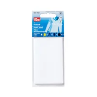 Prym Flickstoff 12 x 45 cm, aufbügelbar, Weiss - Verpackungseinheit: 1 Stück - Detailfarbe: Edelweiss - Produkttyp: Flickstoff