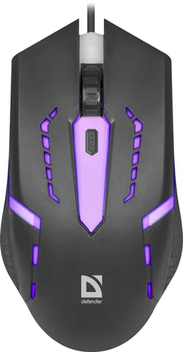 Defender FLASH MB-600L mouse Gaming Ambidextrous USB Type-A Optical 1200 DPI