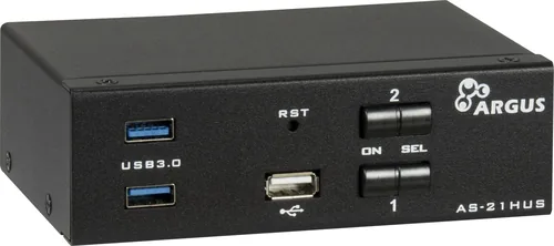 Inter-Tech IPC KVM Switch AC-21HUS HDMI, 4K60Hz
