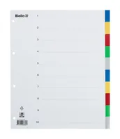 BIELLA Register PP A4+ 47901000U farbig 10-teilig
