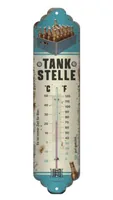 Nostalgic Art Thermometer Tankstelle Bier 6.5 x 28 cm - Anwendungsbereich: Temperaturmessung - Typ: Thermometer - Detailfarbe: Mehrfarbig