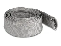 Delock Kabelschlauch 2 m x 50 mm Grau - Detailfarbe: Grau - Breite: 50 mm - Länge: 2 m - Produkttyp: Kabelschlauch - Ausstattung Kabelmanagement: Wiederverwendbar - Reissverschluss - Verpackungseinheit: 1 Stück