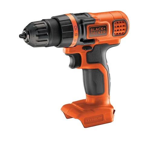 BLACK+DECKER Akku-Bohrschrauber BDCDD18N Solo 18 V - Produktkategorie: Bohrschrauber - Werkzeugaufnahme: Schnellspannbohrfutter 10 mm - Ausstattung: Ohne Akku & Ladegerät - Set: Nein - Kapazität Wattstunden: 0 Wh - Akkusystem: BLACK+DECKER 18 V POWERCONNE