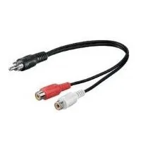 HDSUPPLY LP-AA100 audio cable 0.1 m RCA 2 x RCA Black
