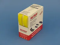 FASTECH Klettband-Box Gelb - Produkttyp: Klettband - Ausstattung Kabelmanagement: Standard-Klettband zum Nähen - Detailfarbe: Gelb - Breite: 20 mm - Länge: 5 m - Material: Polyamid (PA)