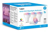 TP-Link Leuchtmittel Tapo L630 4 Stück, Mehrfarbig - Lampensockel: GU10 - Farbtemperatur Kelvin: 2200 bis 6500 K - Aussenanwendung: Nein - Gesamtleistung: 3.7 W - Leuchten Kategorie: Leuchtmittel - Lichtfarbe: Mehrfarbig