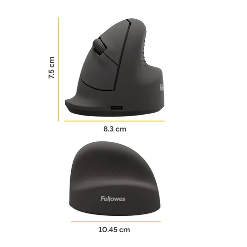 Fellowes Breyta Ergonomic Vertikale Maus M Rechtshänder
