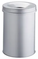 DURABLE Papierkorb Safe rund 30 Liter grau