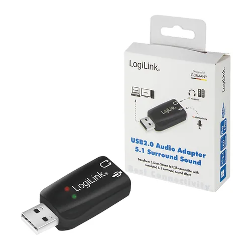 LogiLink UA0053 carte sons 5.1 canaux USB