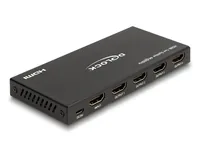 DeLOCK HDMI Splitter 1 x HDMI in to 4 x HDMI out 4K 60 Hz with downscaler