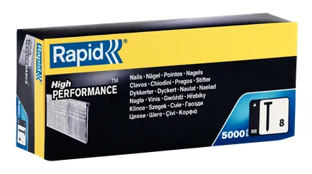 Rapid Nägel Typ 8, 15 mm, 5000 Stück - Zubehörtyp: Nagel - Verpackungseinheit: 5000 Stück