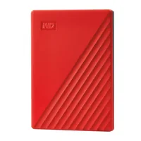 Western Digital Externe Festplatte My Passport 2 TB, Rot - Stromversorgung: Per Datenkabel - Speicherkapazität: 2 TB - Schnittstellen: USB 3.0