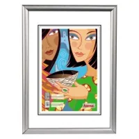 Hama Bilderrahmen Madrid Silber, 10 x 15 cm - Bildformat: 10 x 15 cm - Rahmenformat: 15 x  20 cm - Detailfarbe: Silber - Detailmaterial: Glas - Kunststoff - Grundmaterial: Glas - Kunststoff