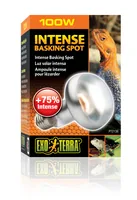 Exo Terra Terrarienlampe Intense Basking Spot E27, R25/100W - Lampensockel: E27 - Lichtfarbe: Warmweiss (WW) - Gesamtleistung: 100 W - Lampentyp: UV-Lampe - Wärmelampe - Benötigt Vorschaltgerät: Nein - UV-Strahlung: UVA