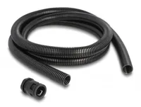 Delock Kabelschlauch 2 m x 21.2 mm Schwarz - Detailfarbe: Schwarz - Breite: 21.2 mm - Länge: 2 m - Produkttyp: Kabelschlauch - Ausstattung Kabelmanagement: Set - Wiederverwendbar - Wasserfest - Verpackungseinheit: 1 Stück