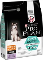 Purina Pro Plan Trockenfutter M/L Adult Sens. Dig. Grainfree Truth., 2.5 kg - Tierbedürfnis: Verdauung - Magen & Darm - Geschmacksrichtung: Geflügel - Zertifikate: Keine Zertifizierung - Fleischsorte: Truthahn - Futtereigenschaft: Keine besondere Futterei
