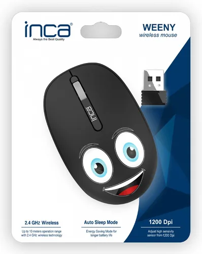 Inca IWM-245RS mouse Gaming Ambidextrous RF Wireless Optical 1200 DPI