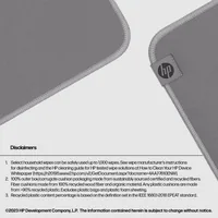 HP 100 Sanitizable Mouse Pad