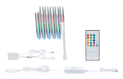 Paulmann MaxLED 500 LED Strip Full-Line COB 1.5 m - Lampensockel: LED fest verbaut - Aussenanwendung: Keine Angaben - Inklusive Netzteil: Ja - Dimmbar: dimmbar - Set: Ja - Länge: 1.5 m