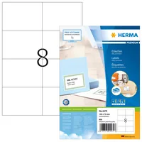 HERMA Etiketten Premium A4 weiß 105x74 mm Papier 800 St.