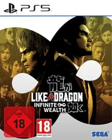 SEGA Like a Dragon: Infinite Wealth - Für Plattform: Playstation 5 - Genre: Action - Altersfreigabe ab: 18 Jahren - Lieferart Game: Box - Koop lokal: Ja - Multiplayer lokal: Ja