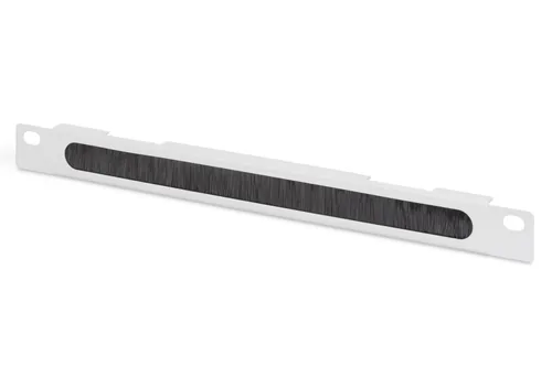 DIGITUS Kabelbürstenleiste 0,5HE 10"" 254mm grau