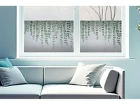 Hubatka Fensterfolie Nummu 44.5 x 150 cm - Befestigung: Statisch haftend - Breite: 44.5 cm - Detailfarbe: Grün - Grau - Länge: 150 cm