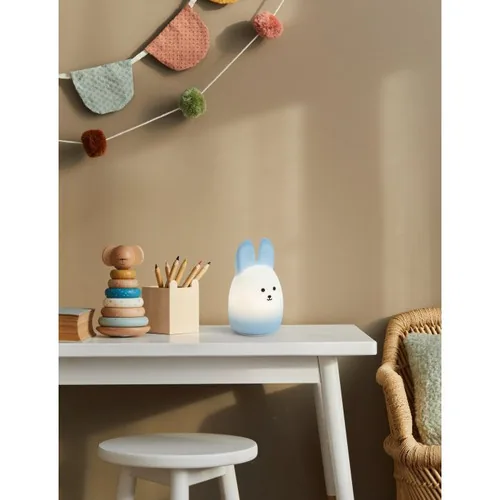 EGLO Leuchten Nachtlicht CASTELLINO Hase RGBW-LED - Betriebsart: Akkubetrieb - USB - Lampensockel: LED - Lichtfarbe: RGBW - farbig + weiss - Abschaltautomatik: Nein