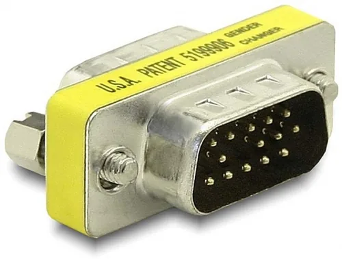 Delock Gender/Invertieradapter m-m VGA - VGA - Kabeltyp: Adapter - Videoanschluss Seite A: VGA - Videoanschluss Seite B: VGA