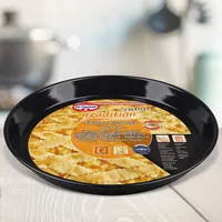 Dr.Oetker Pizzablech Emaille Tradition 28 cm - Breite: 28 cm - Form: Rund - Höhe: 3 cm - Ausziehbar: Nein - Tiefe: 28 cm