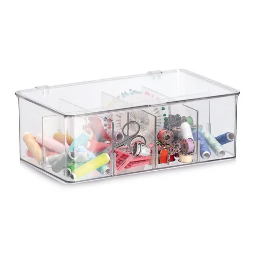 Zeller Present Küchenschrank-Organizer Transparent 27.5 x 16.5 x 9.5 cm - Produkttyp: Aufbewahrungsbox - Ordnungssystem - Detailfarbe: Transparent - Breite: 16.5 cm - Höhe: 9.54 cm - Tiefe: 27.5 cm - Volumen: 4.32 l