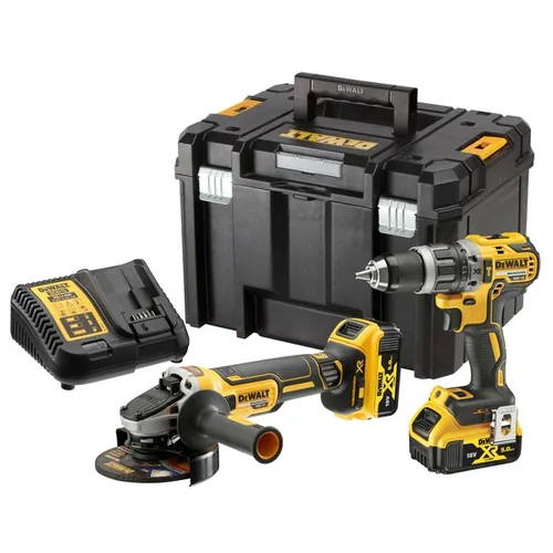 COMBO set 18V DCD796, DCG405 + 2x5,0Ah DCK208