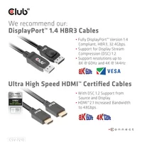 CLUB3D CSV-7210 Tastatur/Video/Maus (KVM)-Switch Schwarz