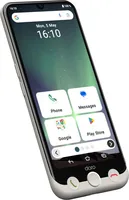 Doro Aurora A30 / WCS, Seniorensmartphone mit Wireless Charger, graphit