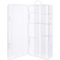 InLine Small Components Box 10 shelfs 206x107x33mm, transparent
