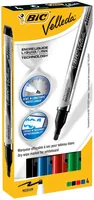 BIC Velleda Liquid Ink Pocket marker 4 pc(s) Bullet tip Black, Blue, Green, Red