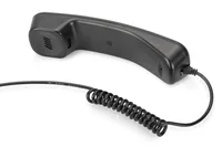DIGITUS Telefonhörer USB-A, für Skype, Kabel 1.8-1.9m